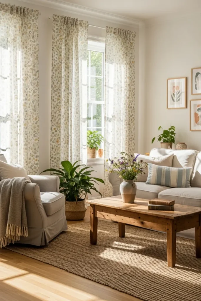 Vintage-Inspired Curtains and Textiles