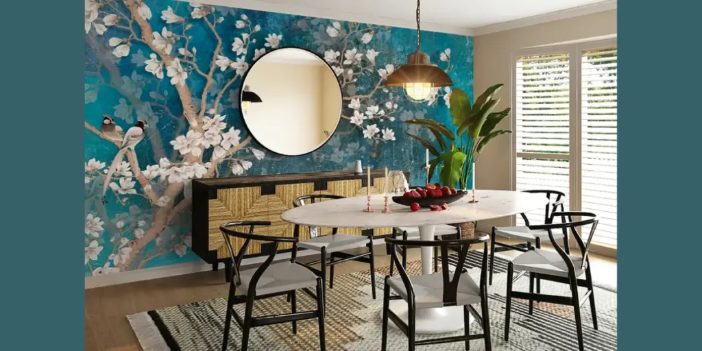 Wallpaper Feature Wall for Visual Interest