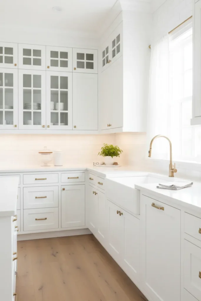 White Kitchen Decoration Design