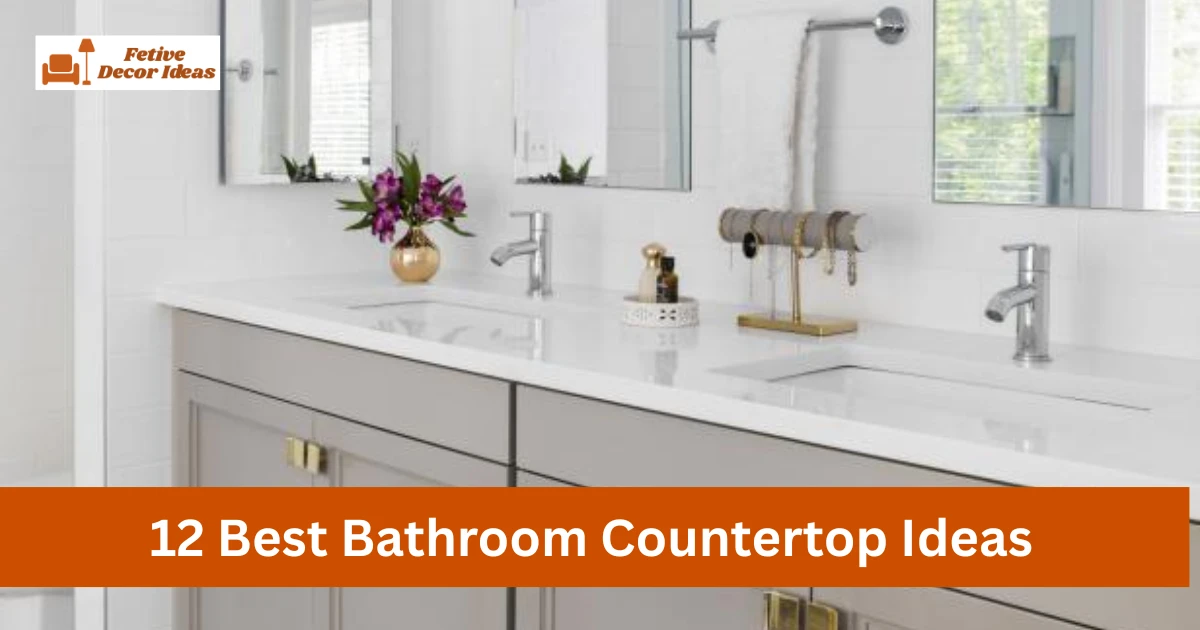 12 Best Bathroom Countertop Ideas That Improve Style and Function