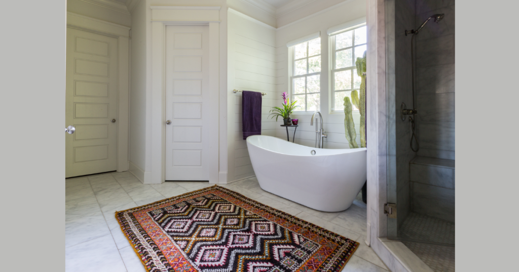 Add a Bathroom Rug or Mat