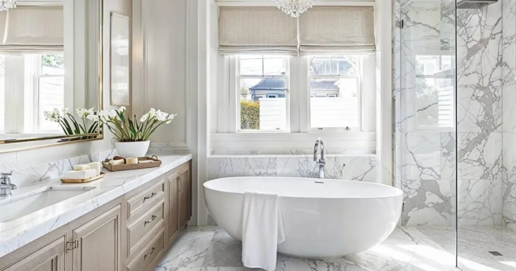 Large Format Tiles for a Clean and Luxurious Finish