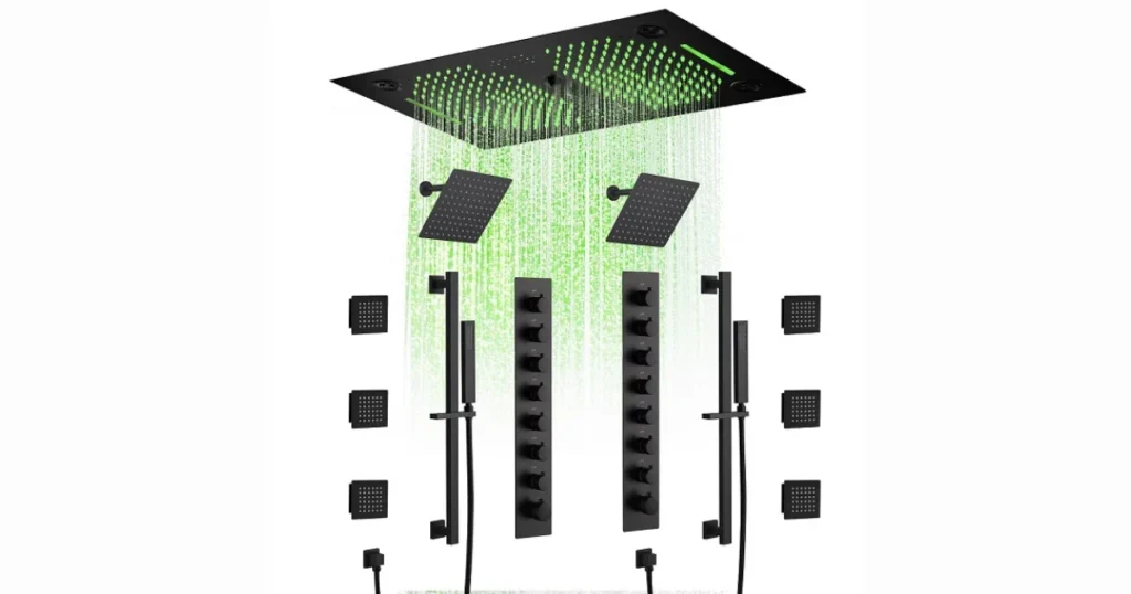 Dual Shower System for Added Comfort