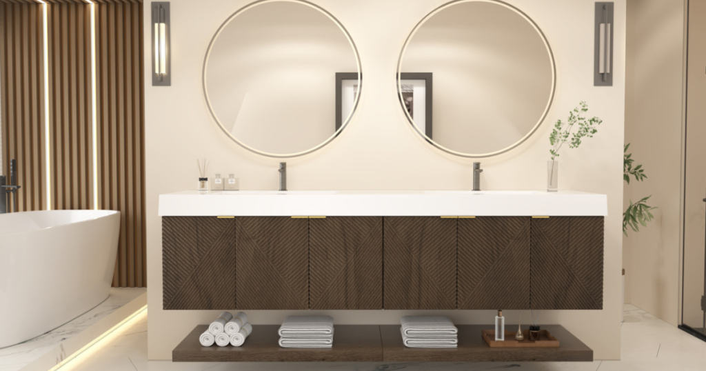 Add a Floating Vanity for Modern Appeal