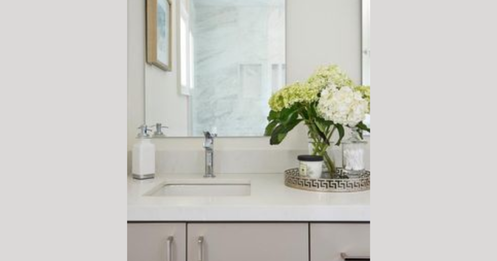 Add a Statement Vanity Tray