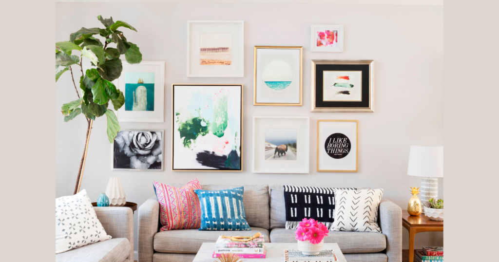 Artwork or Gallery Walls to Add Personality