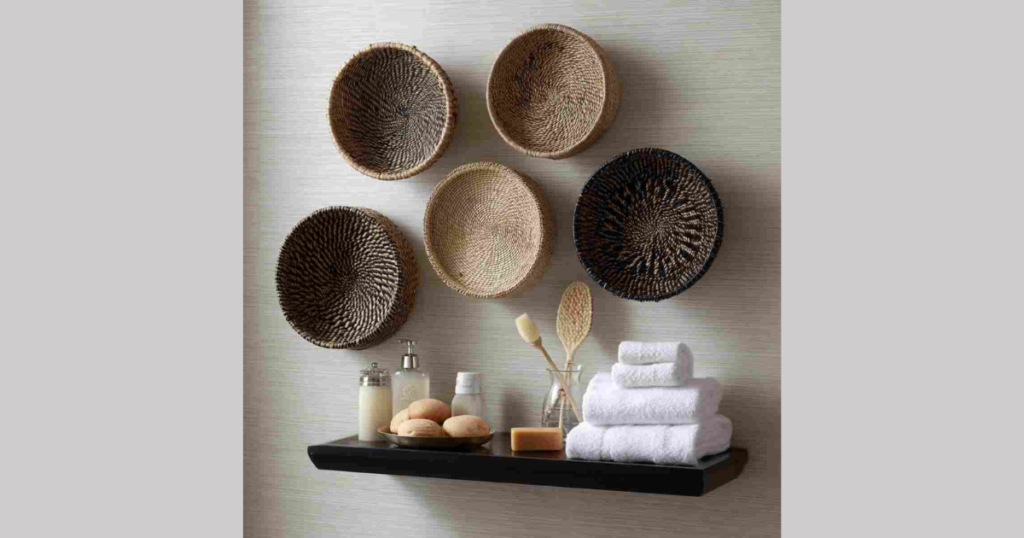 Basket Wall Decor for Warm Texture