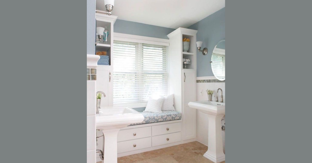 Bathroom Bench with Storage Ideas
