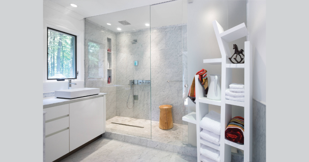 Bathroom Shower with Sliding Door Ideas