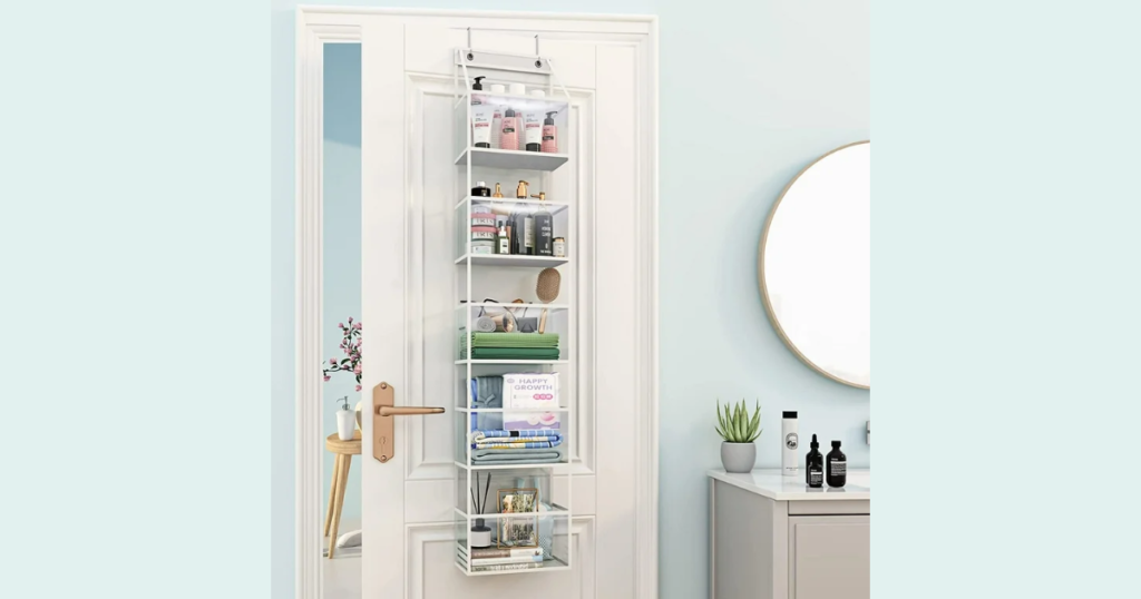 Behind Door Vertical Racks for Extra Capacity 