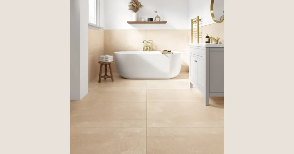 Beige Tiles for Warm Comfort