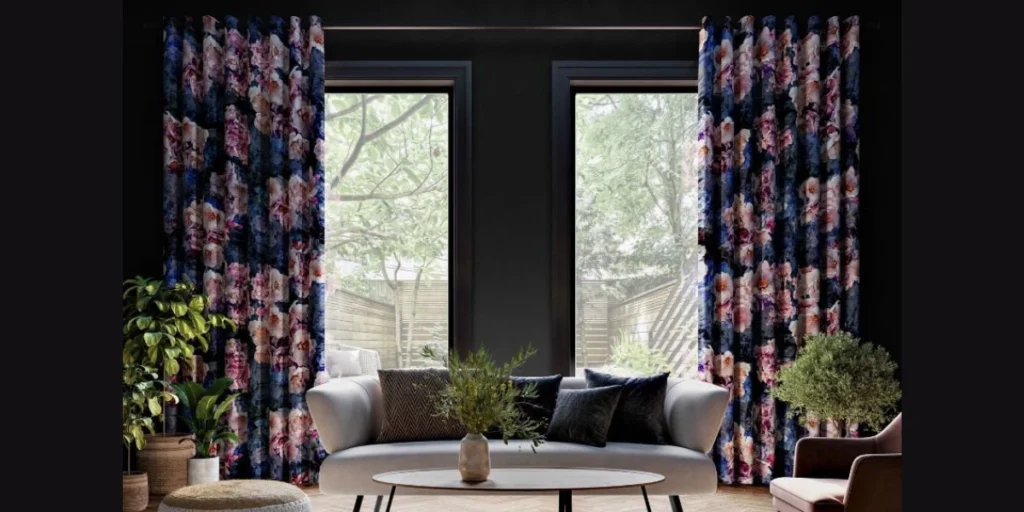Two-Panel Curtains for Symmetry and Structure