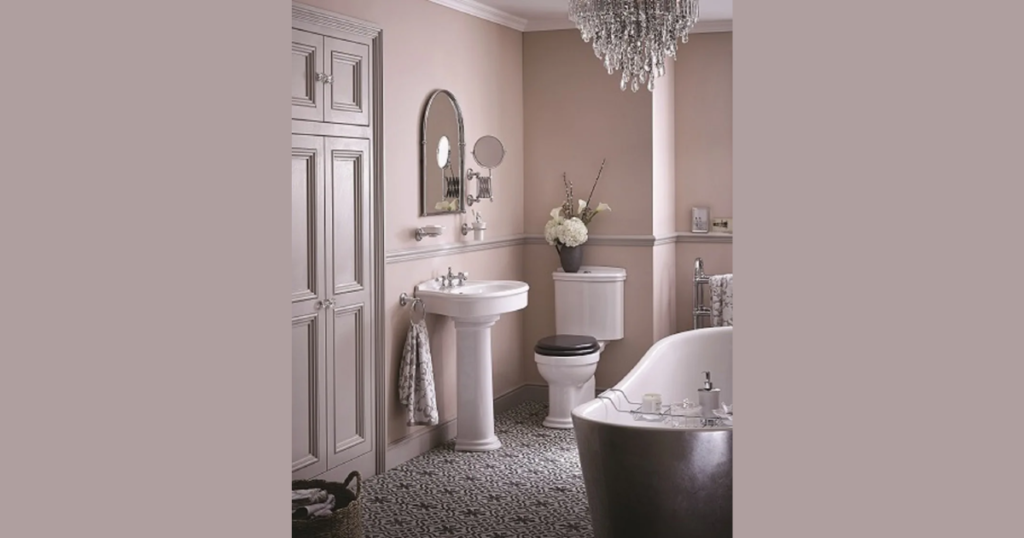 Blush Pink Bathroom Paint for Soft Elegance