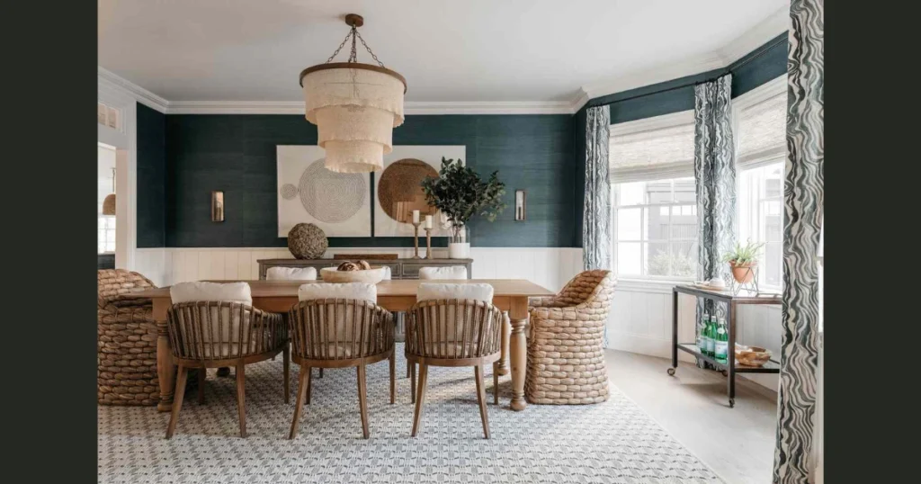 Beadboard Wainscoting for a Cozy and Casual Dining Room