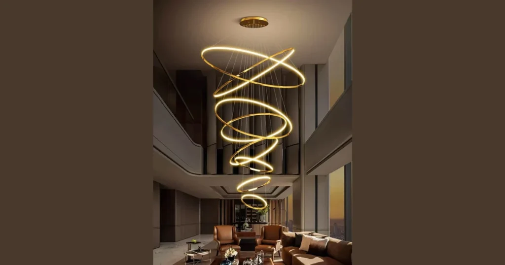 LED Ring Chandeliers for Statement Lighting