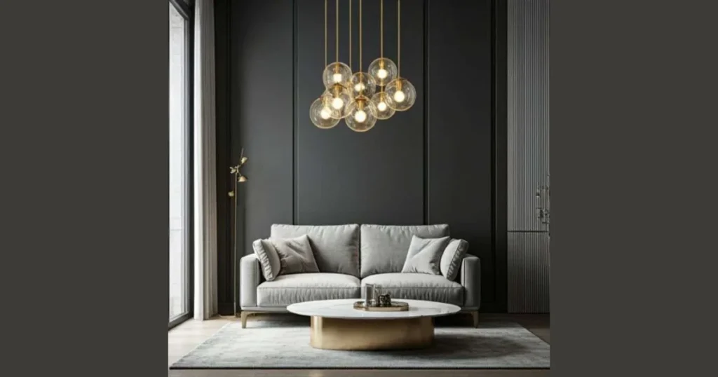 Cluster Pendant Lighting for Visual Interest