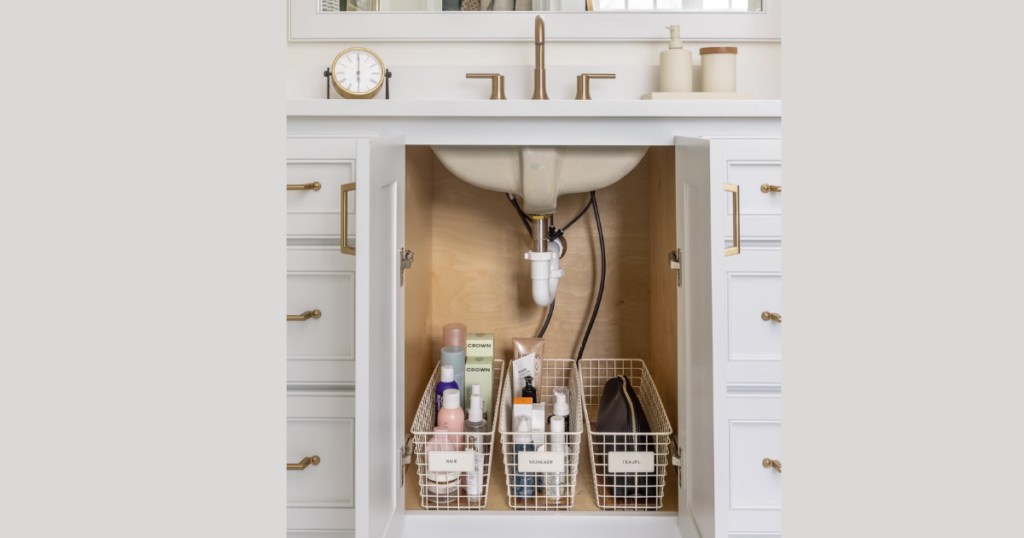 Cabinet Door Storage Pockets for Hidden Space