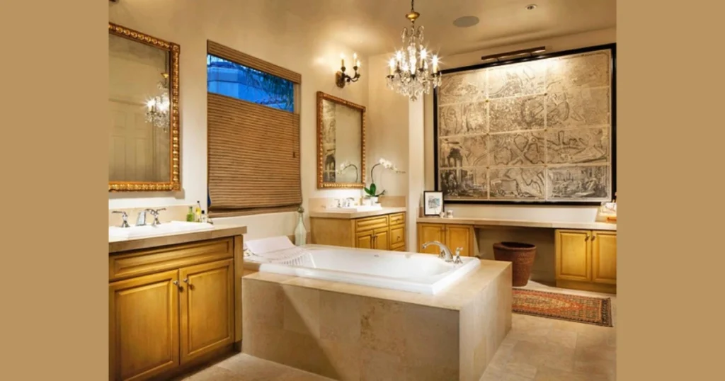 Chandelier Lighting for Luxury Bathrooms