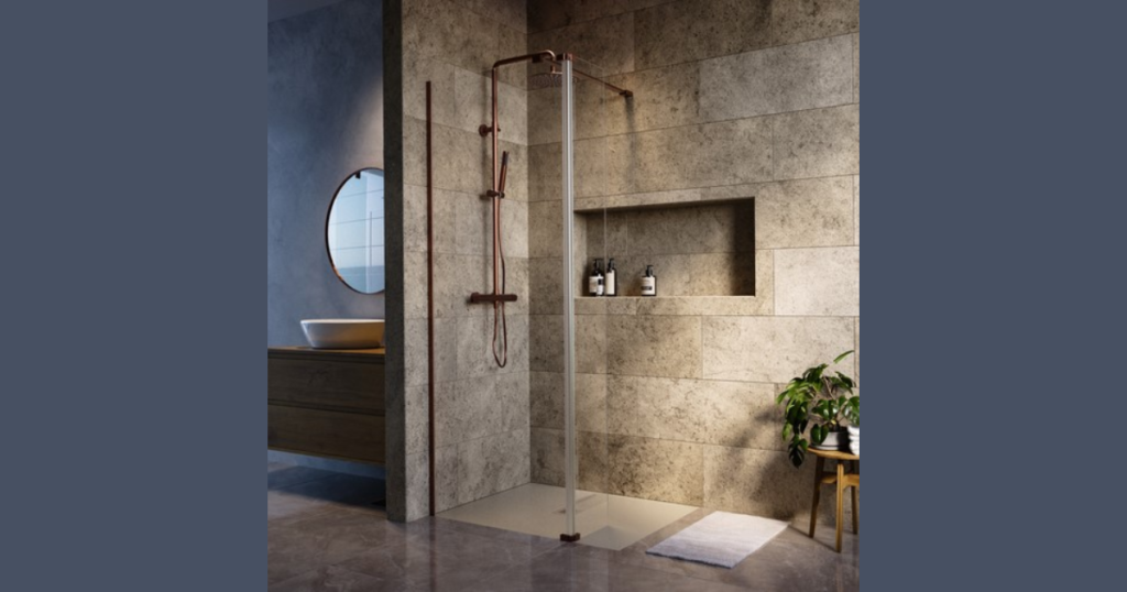 Classic Walk-In Shower with Glass Panels