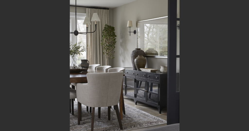 Console Table as a Buffet Alternative in Small Dining Rooms