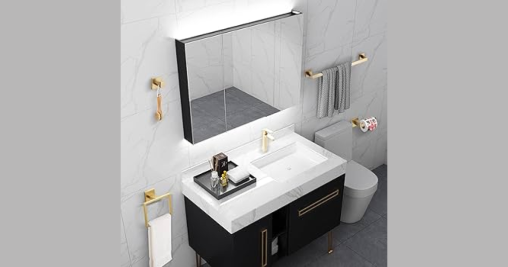 Coordinated Bathroom Hardware Set