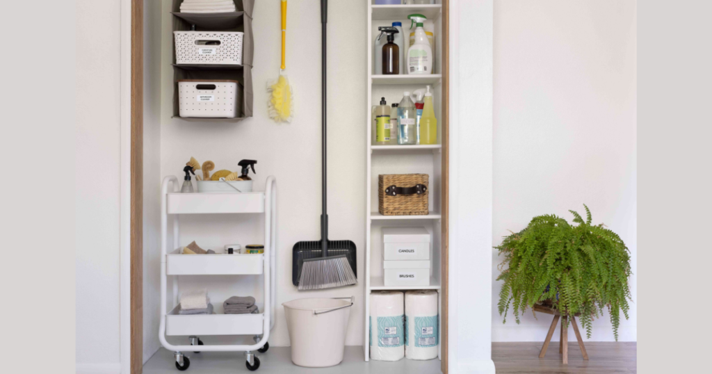 Create a Dedicated Cleaning Supply Zone 