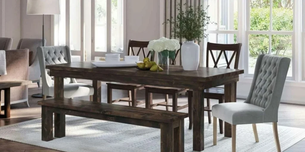 Custom-Length Dining Bench for Perfect Proportion