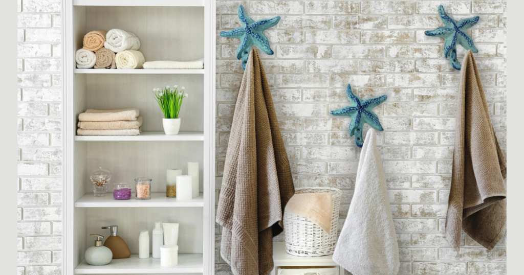 Decorative Hooks Bathroom Wall Decor for Practical Style