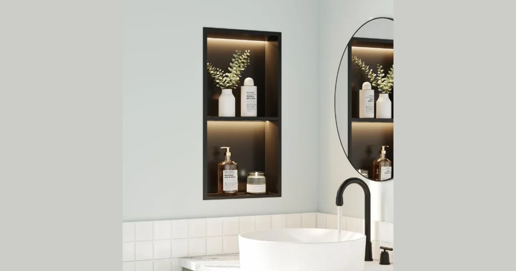 Decorative Niche Lighting for Storage Areas