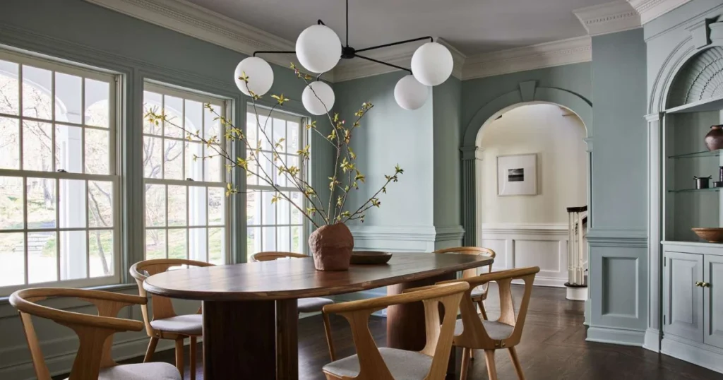 Modern Dining Room Furniture Upgrade During Renovation