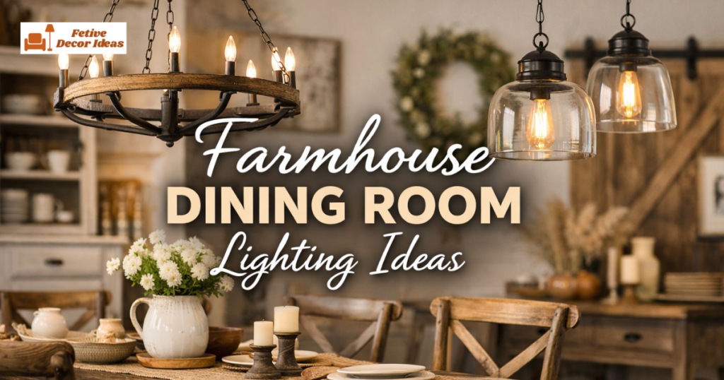 15 Farmhouse Dining Room Lighting Ideas for a Cozy Home