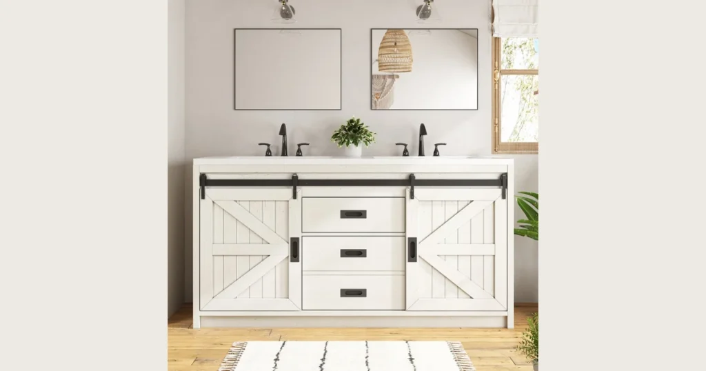 Farmhouse Style Bathroom Vanity