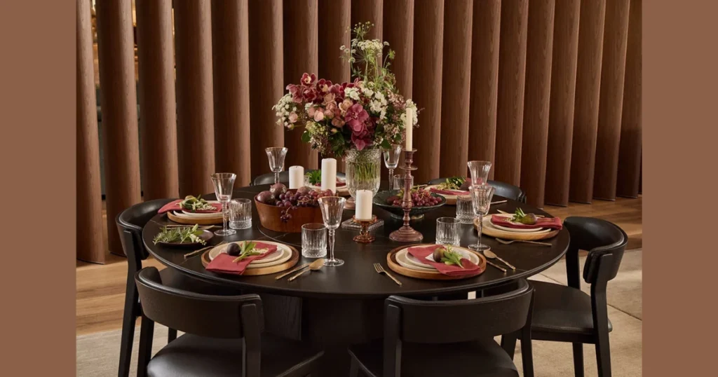 Festive Dining Room Setting for Special Occasions