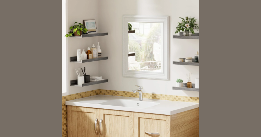 Floating Shelves for Decorative Storage