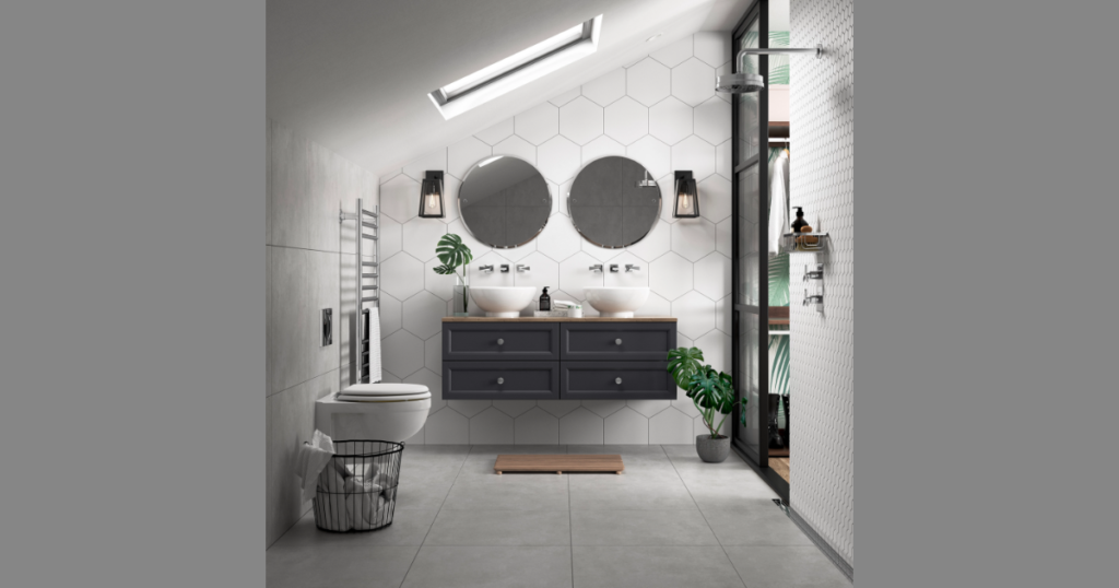  Floating Vanity for More Floor Space