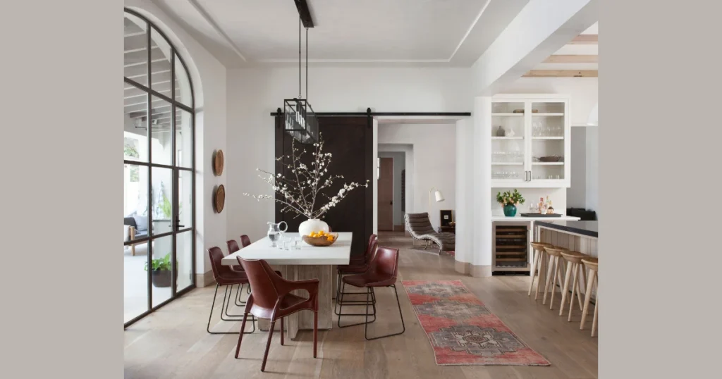 Formal Dining Table Centerpiece with Height Variation