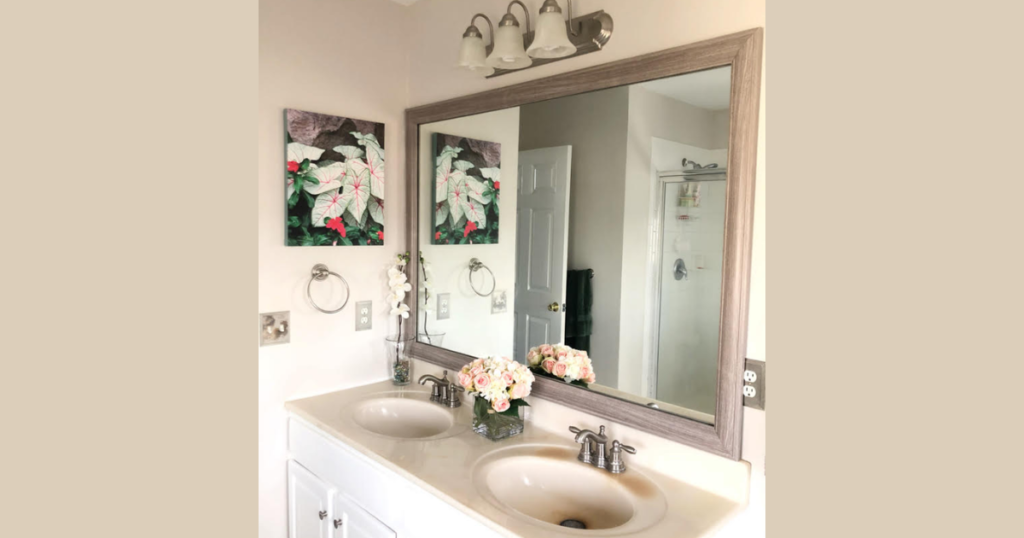 Frame the Existing Mirror