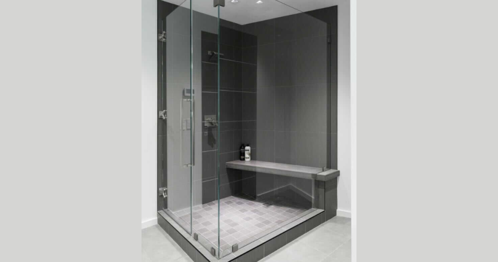 Frameless Glass Shower Enclosure