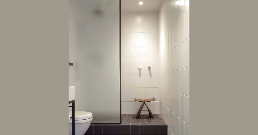 Frosted Glass Shower Design