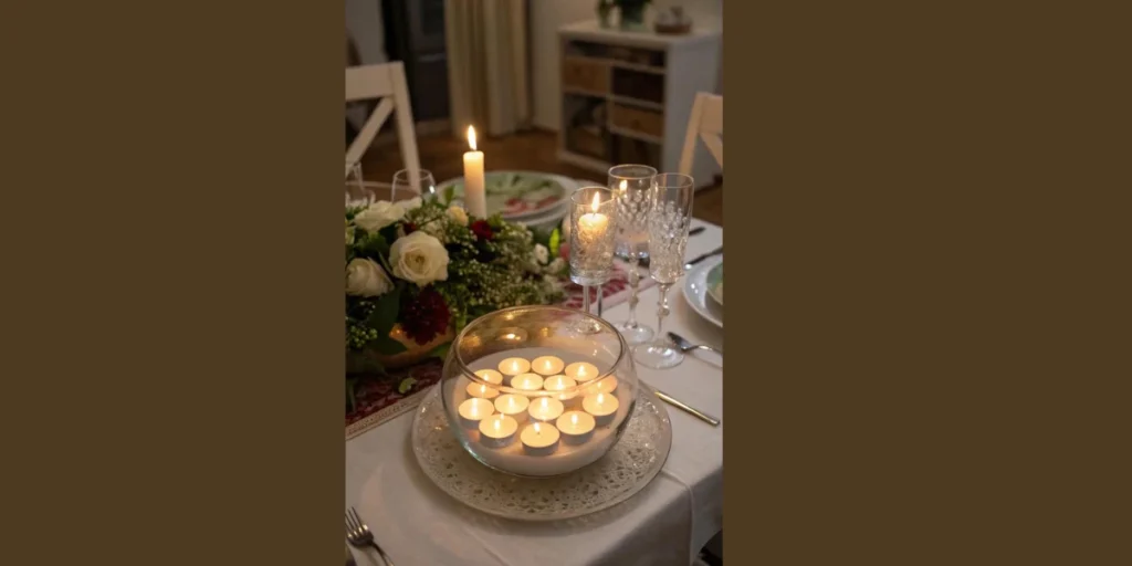 Glass Bowl Filled With Natural or Seasonal Elements