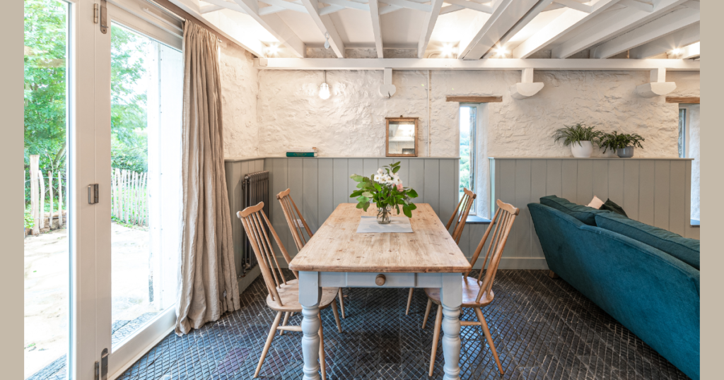 Half Wall Paneling with Wallpaper Above