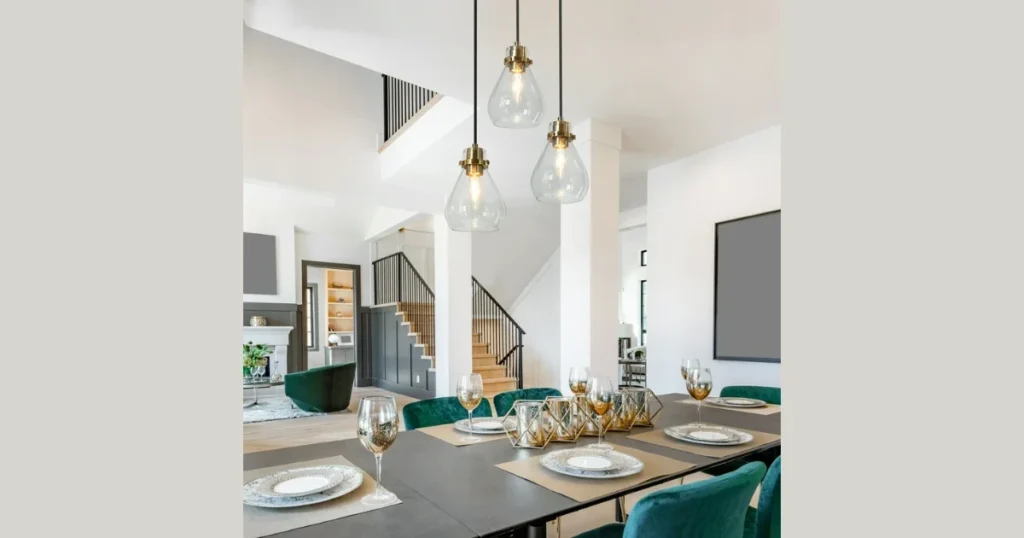 Hanging Pendant Lights at Different Heights