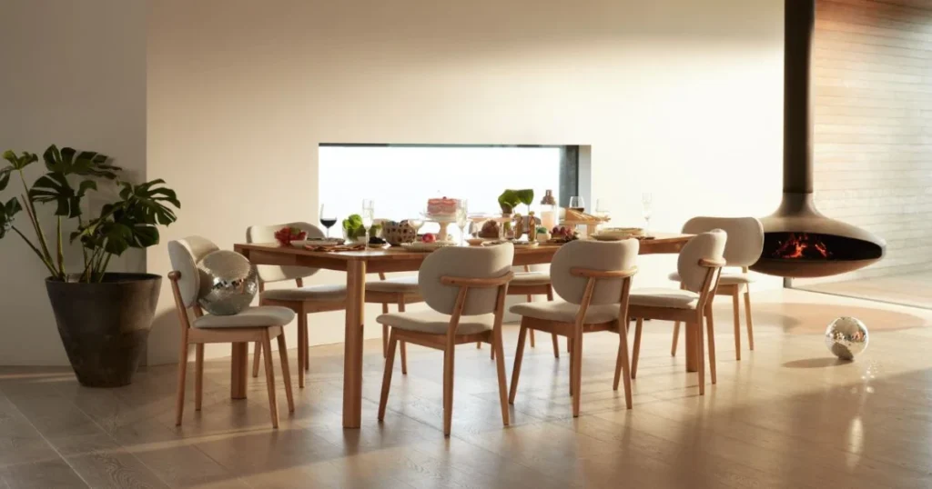 Scandinavian Minimal Dining Table