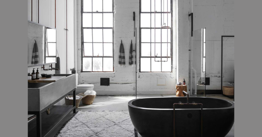 Industrial Style Bathroom Interior Ideas