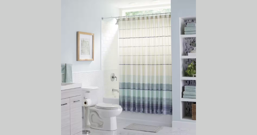 Install a New Shower Curtain