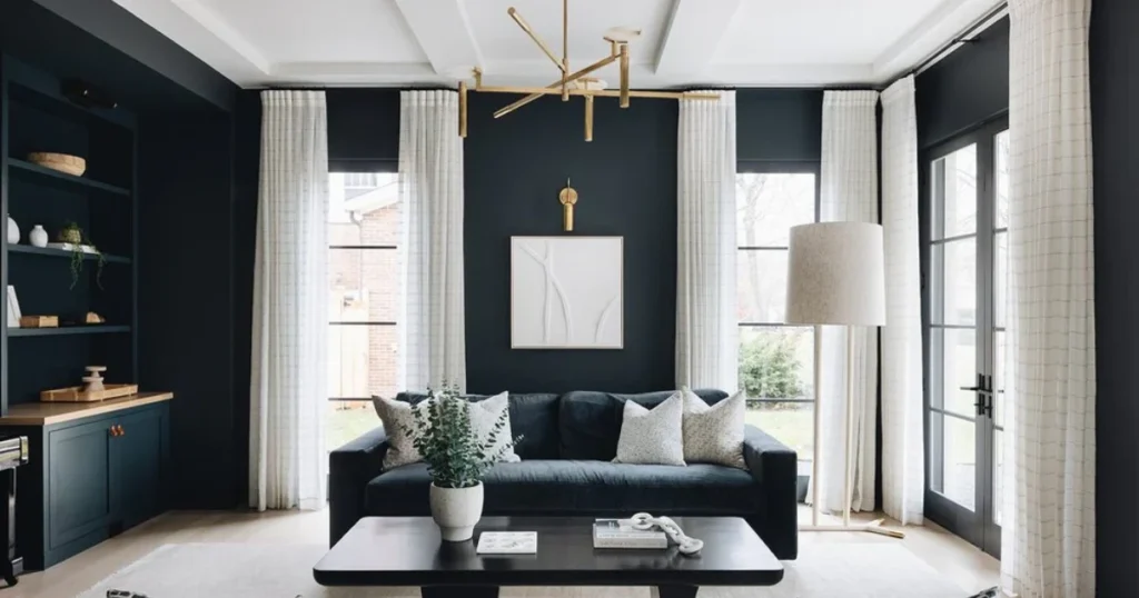 Ceiling to Floor Curtain and Window Treatment Upgrade