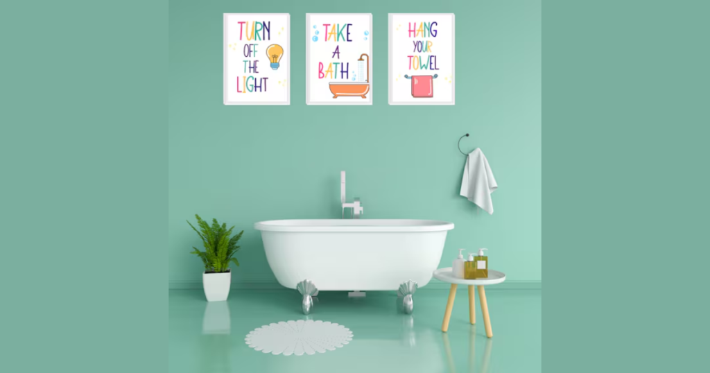 Kids Bathroom Fun Sign