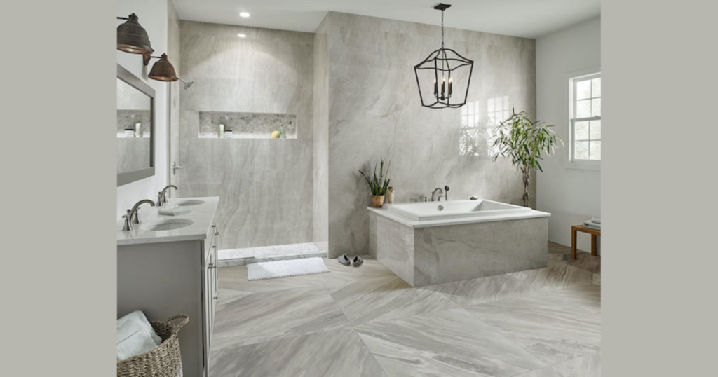 Large Format Tiles For Seamless Walls And Floors