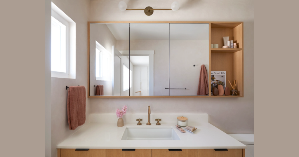 Large Mirrors to Create Visual Space