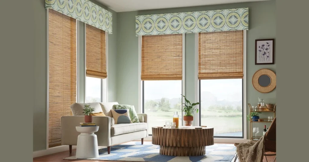 Bamboo Shades for a Natural and Relaxed Dining Room Vibe